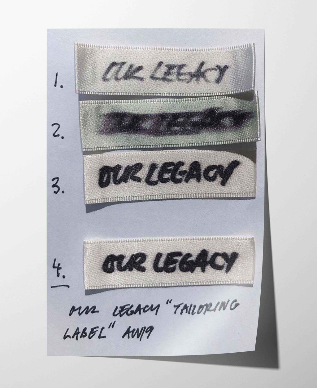 Our Legacy Poster 90s 2000s A2 A3 Wall Print