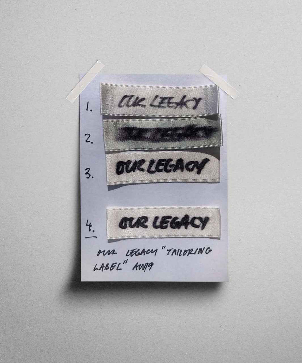 Our Legacy Poster 90s 2000s A2 A3 Wall Print