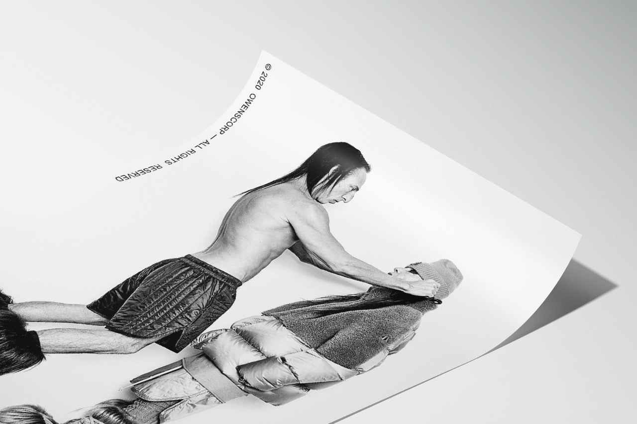 Rick Owens Poster 90s 2000s A2 A3 Wall Print