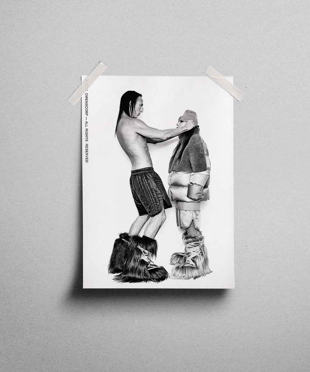 Rick Owens Poster 90s 2000s A2 A3 Wall Print