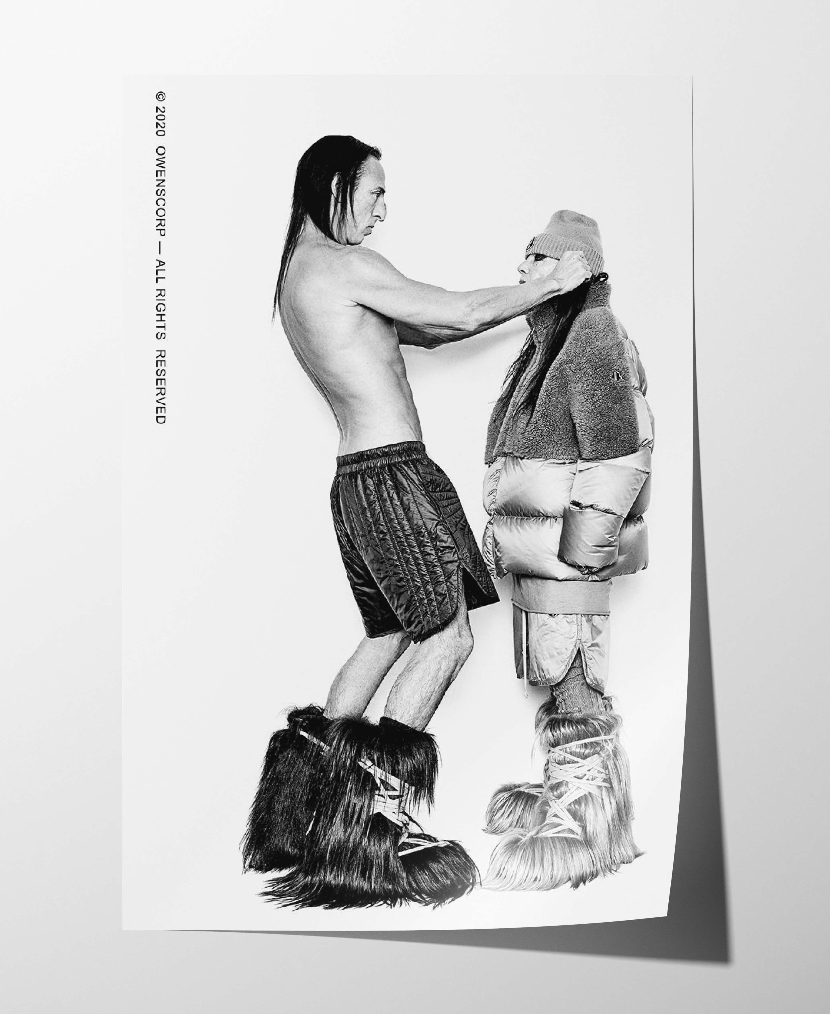 Rick Owens Poster 90s 2000s A2 A3 Wall Print