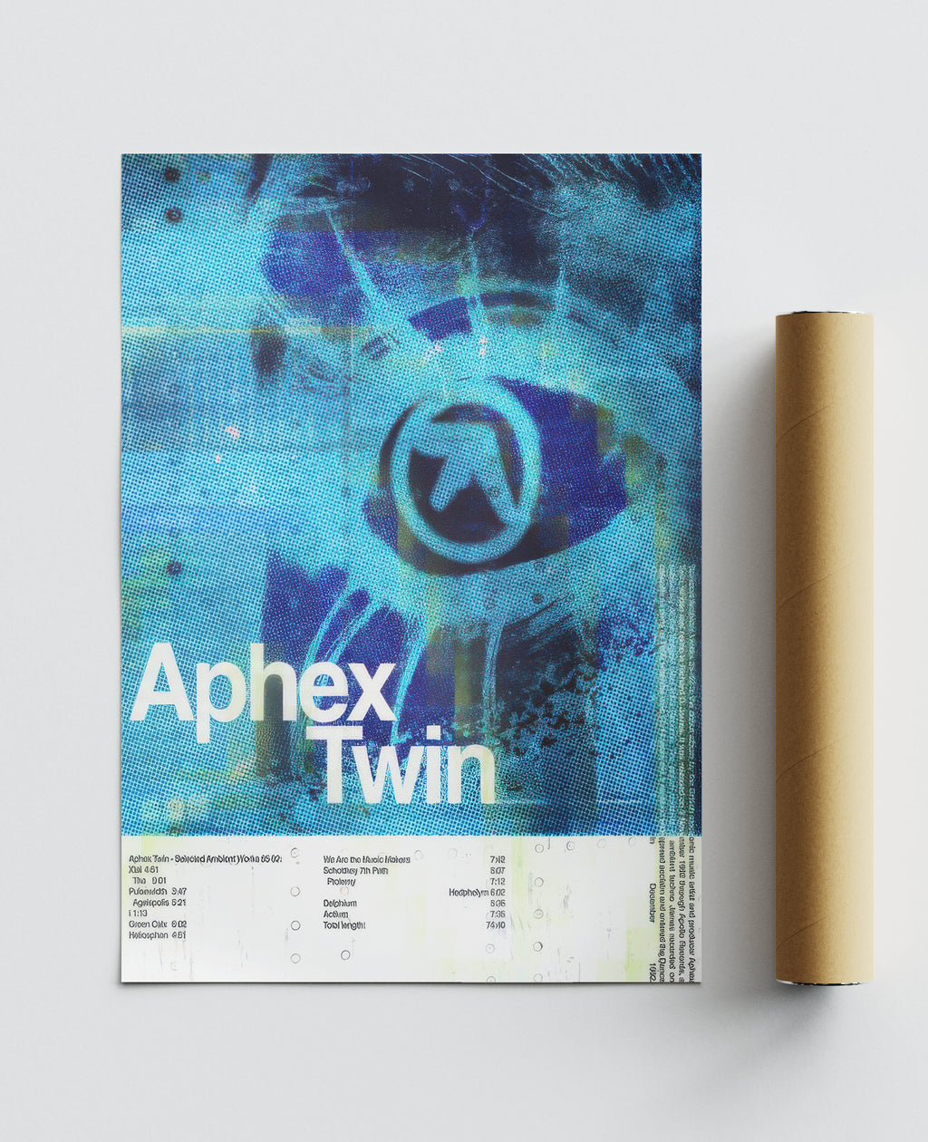 Aphex Twin Music Poster 90s 2000s