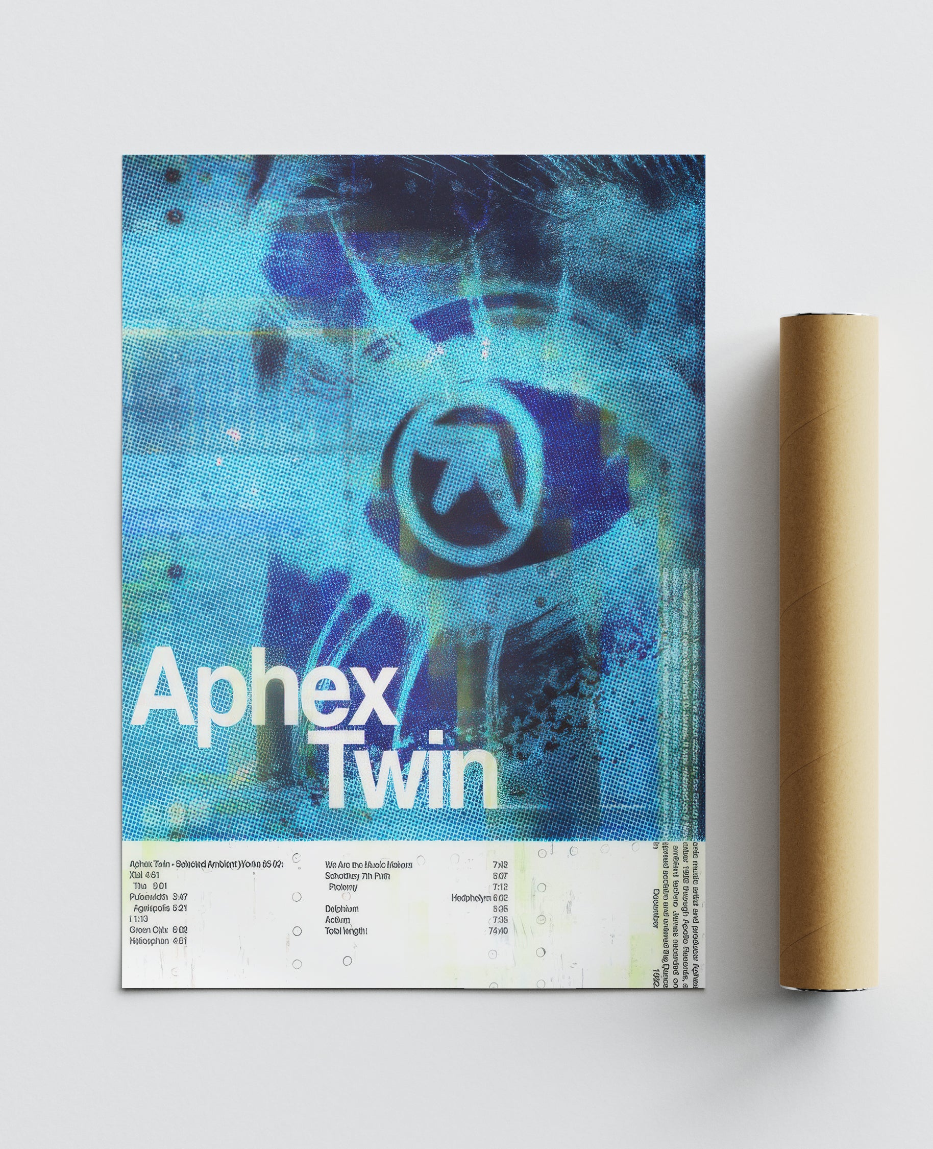 Aphex Twin Music Poster 90s 2000s